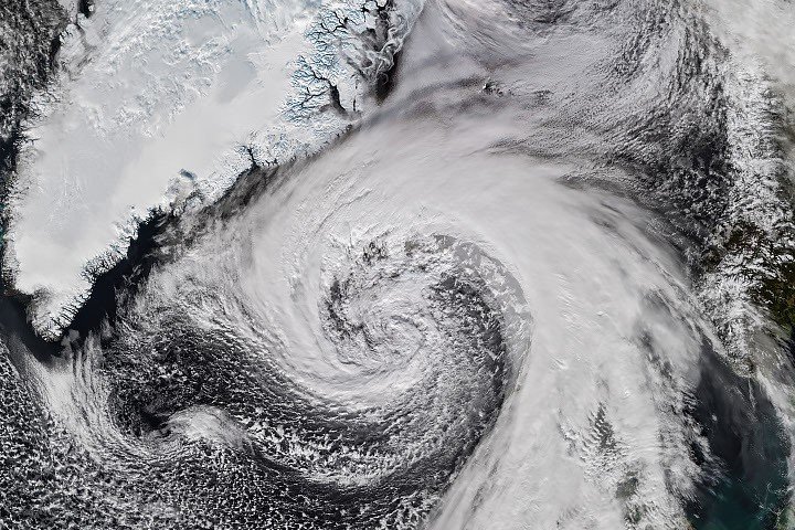 Extratropical cyclone lashes Iceland after hurricane remnants sweep North Atlantic