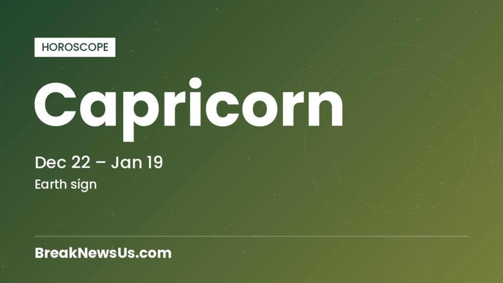 Horoscope: Capricorn
